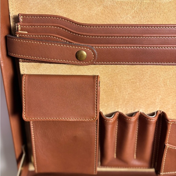 Coach Brown Leather Attaché with Classic Design Lawyer Professional Office - Picture 11 of 13